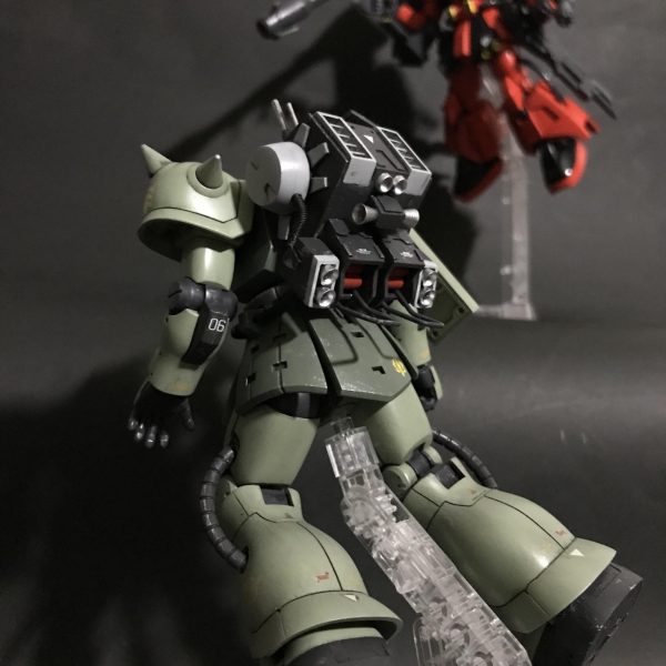 HGUC】MS-06Fザク ガンプラ ジャンク 完成品 マインレイヤー