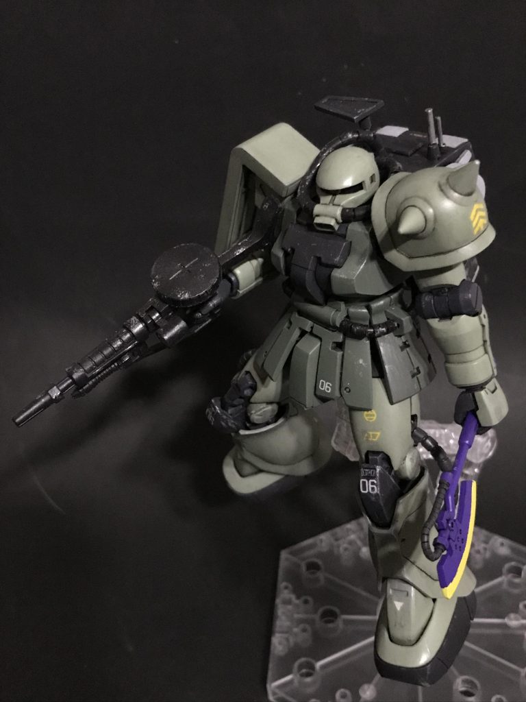 ザクマシンガンとヒートホーク