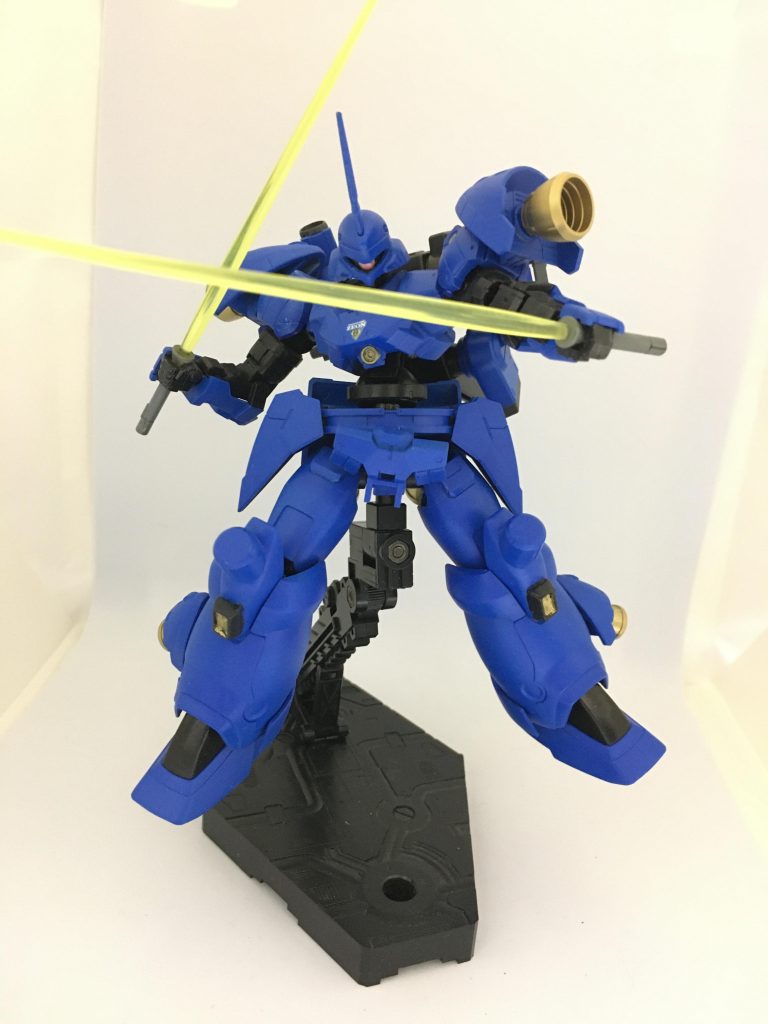 ケンプファーって何気にビームサーベルも似合うよね!0080にはなかった二刀流にしてみました!\(//∇//)\