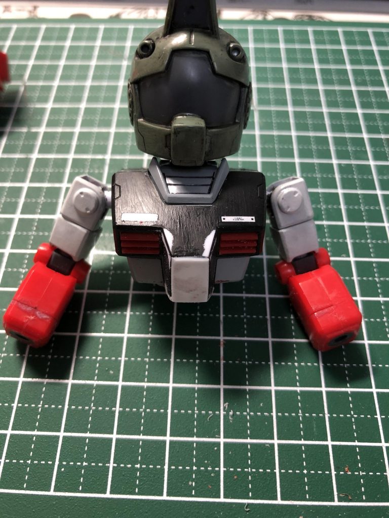 胸部、腕長さ調整。