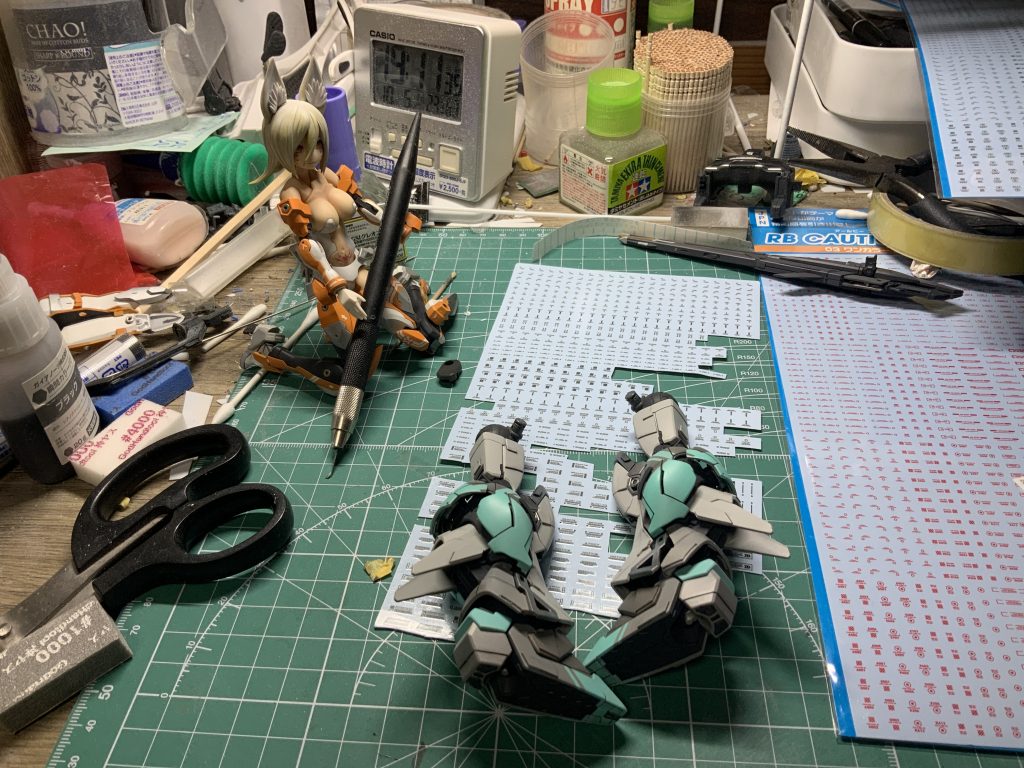 弓兵と貼ったデカール