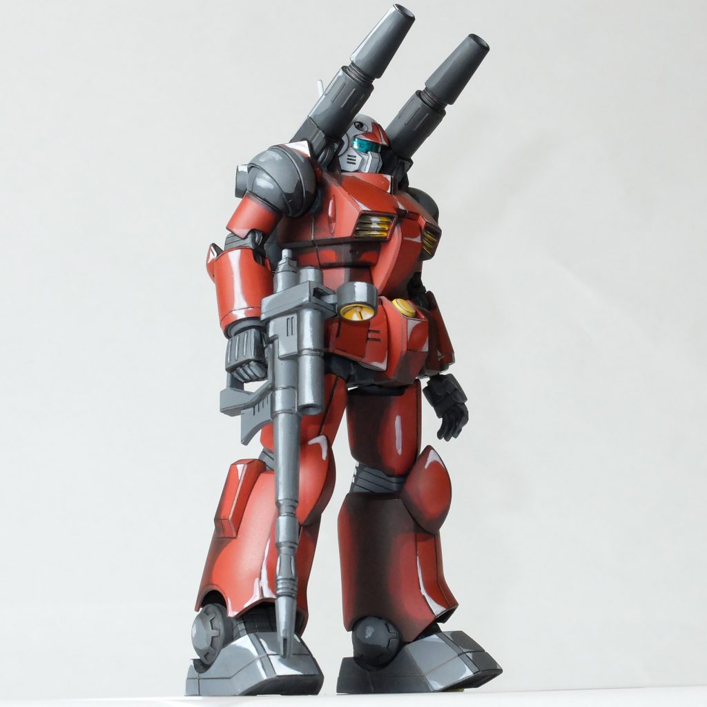 人生初、ガンキャノン作成。