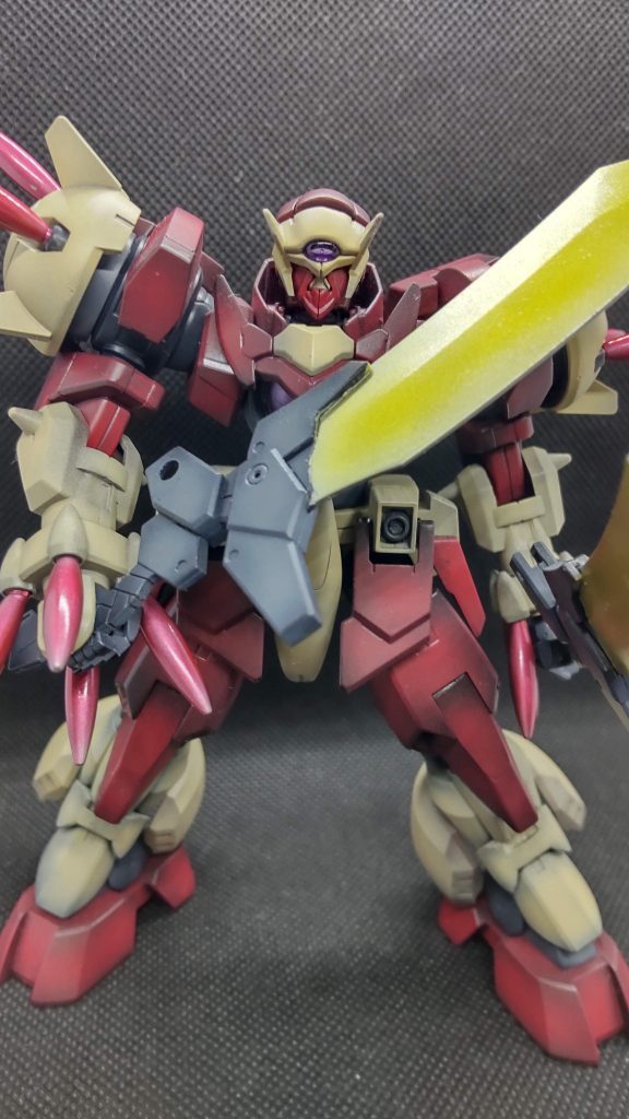 エフェクトもクリアパーツでしたが、気泡が多くて空洞があったのでこちらもパール塗装しております。