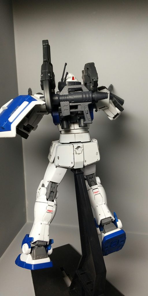 ちゃんとスプレーガンも背負っています,,デカールは極力貼らないようにしました,