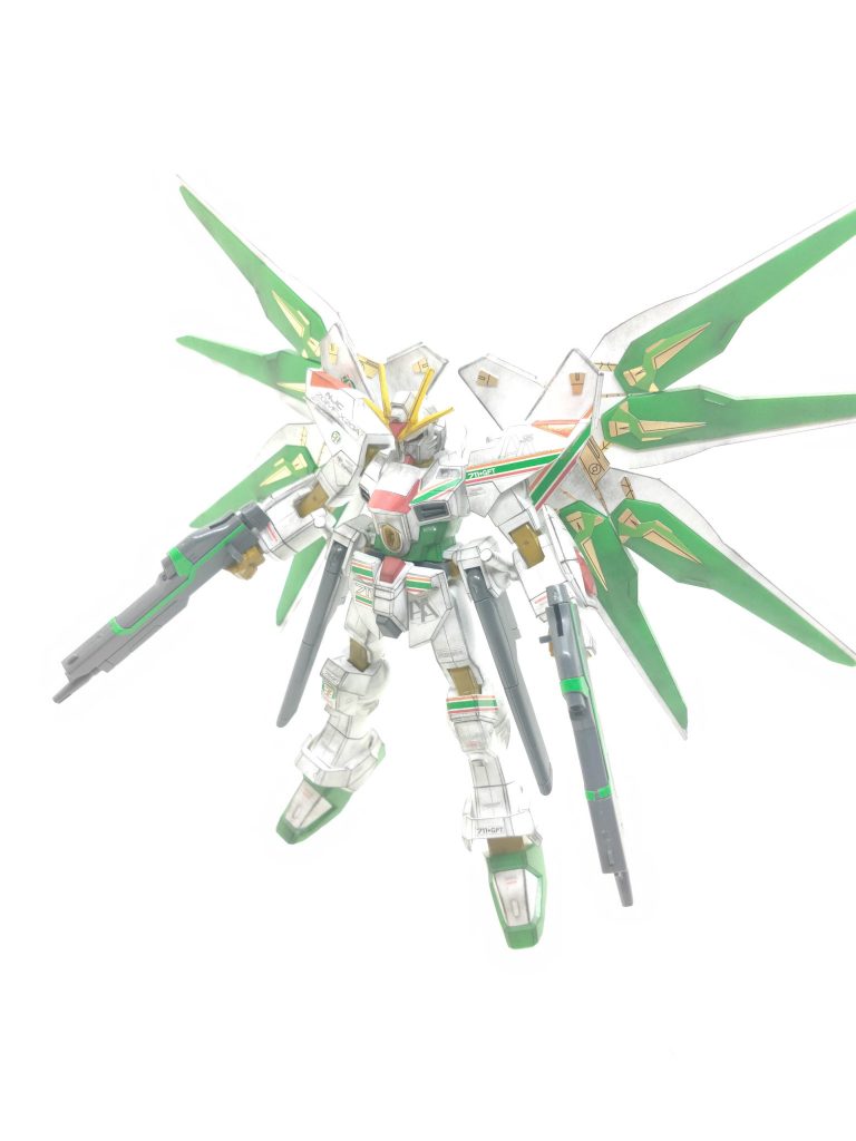 ストライクフリーダムガンダム(Ver.GFT)セブンイレブンカラー–2枚目/制作者：かえる