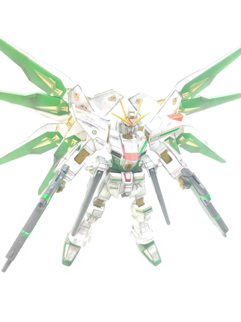 ストライクフリーダムガンダム(Ver.GFT)セブンイレブンカラー–4枚目/制作者：かえる