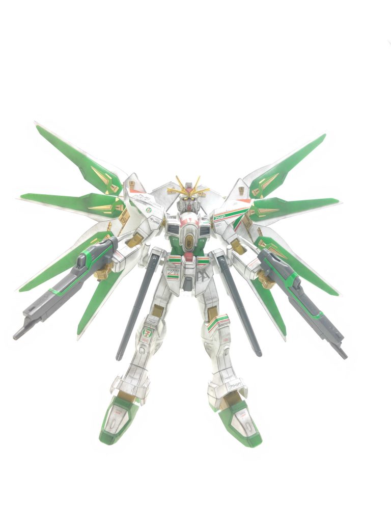 ストライクフリーダムガンダム(Ver.GFT)セブンイレブンカラー–5枚目/制作者：かえる