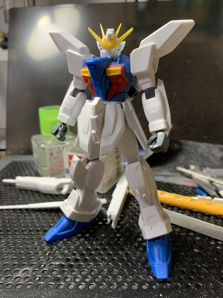 塗装前。色分けや分割はさすがに時代なりだけど造形はとてもいい。