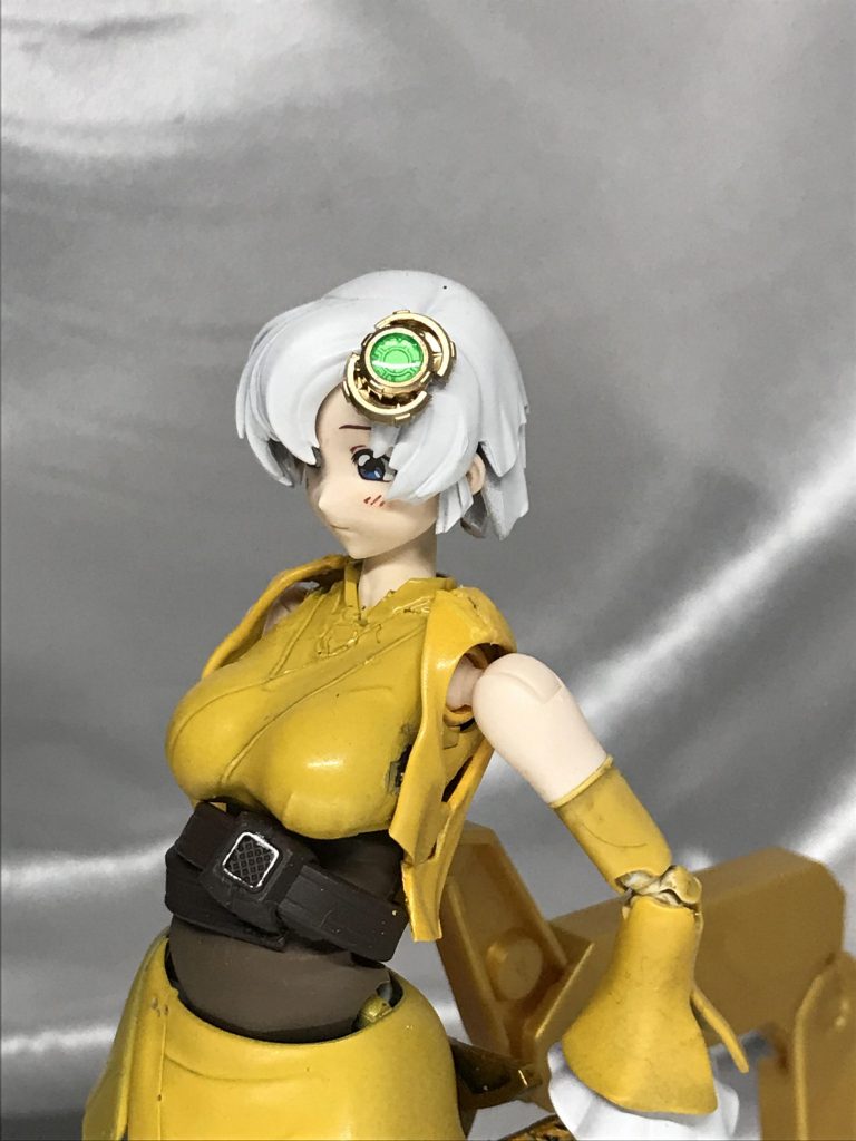 こちらにも一応アガモッドがあります。首周りの塗装がガバって補修したのですがどうしても荒くなってしまいました。