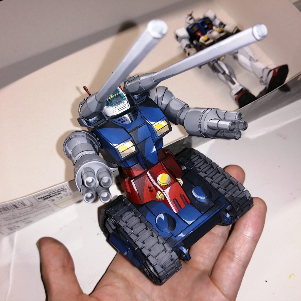 ガンタンクの撮影に悶絶したり、、、