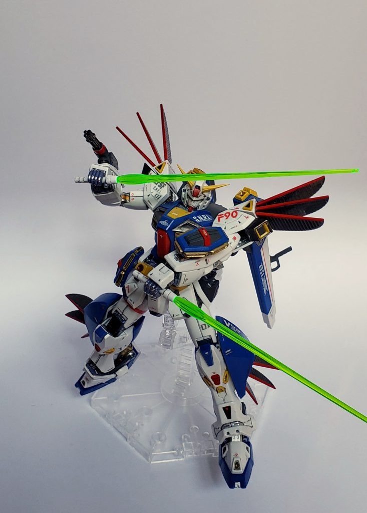 ビームサーベル！ちゃんと緑色のが付属してくれるのが嬉しいです