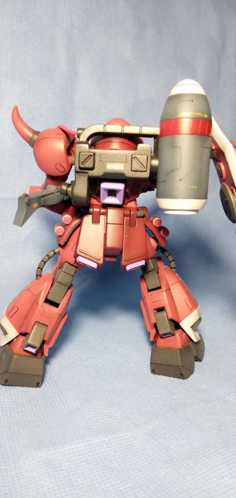 背中のガナーウィザードも左右反転。満足です。