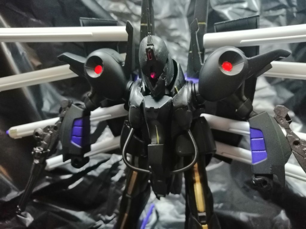 頭の形が全く違ってたのでほぼフルスクラッチで作りましたがデカい…💧（苦笑）ま、ココが一番の脳内二号機理由（笑）