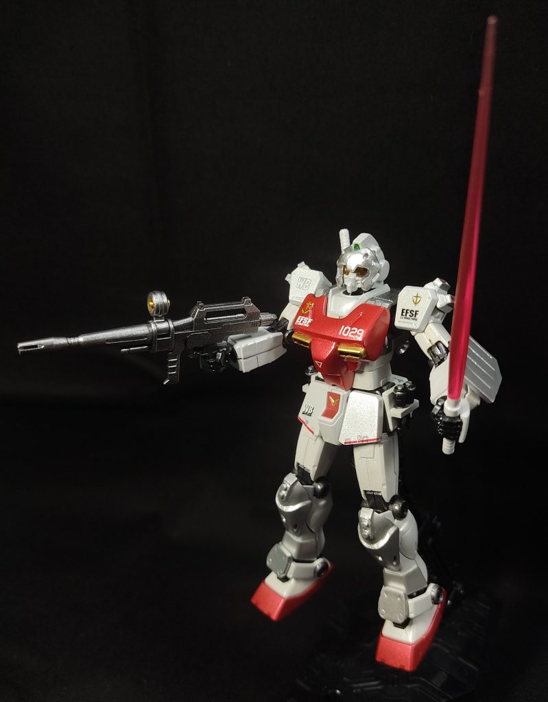 色を直すだけでなく、胸のアーマーを下のパーツを完全にカバー出来るように延長しました。更に、足首付近のアーマーも新しく作りました