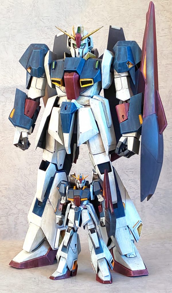 去年完成した1/60と記念撮影。