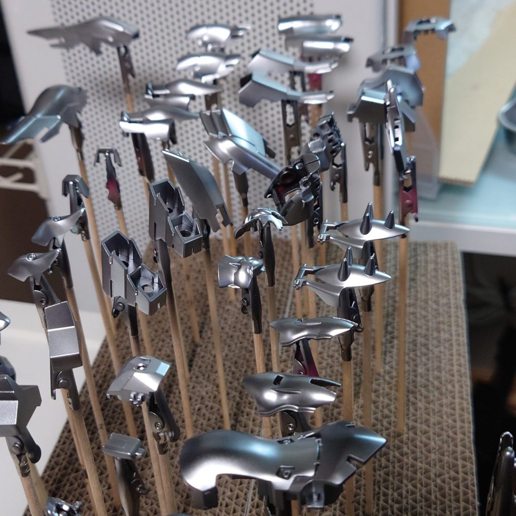 Ex-ブラックからのEx-シルバーでかなり綺麗に出来たのでパシャリ！