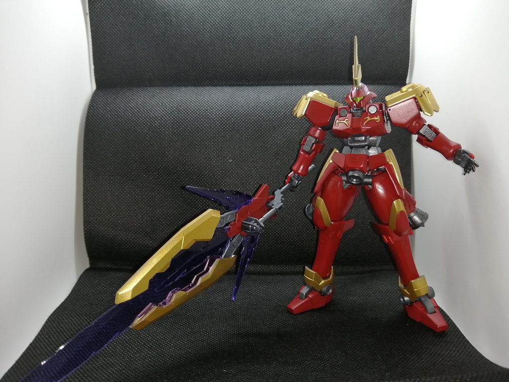 ソードモード。あの世界だとエピオンがいるので、あながち巨大ビームソードはありかもしれないですね。