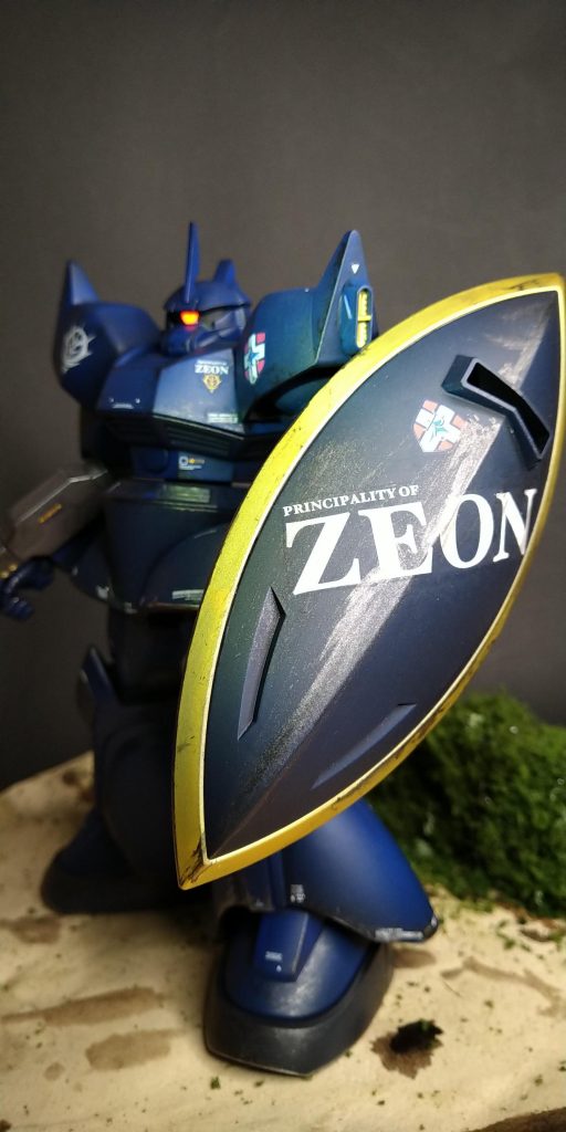 最近ハマっているセンサー部蛍光塗料発光肩にはスラスター追加しています