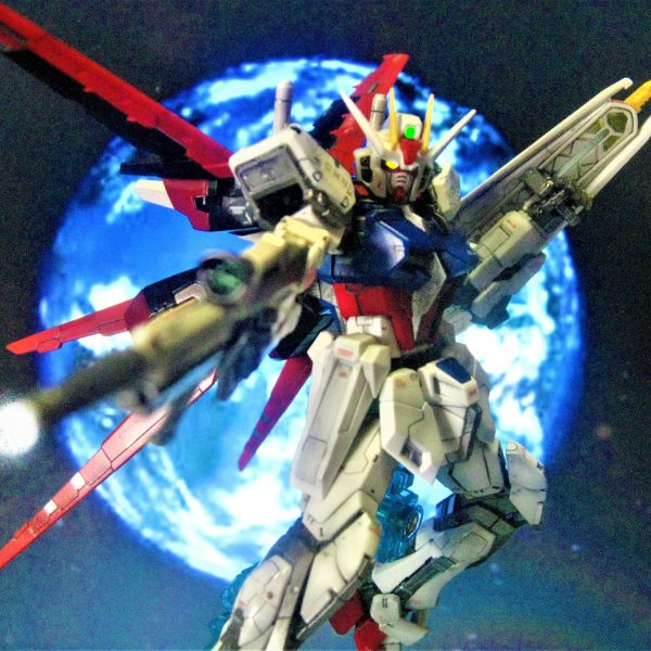 ＲＧ　エールストライクガンダムでアイキャッチ画像をなんちゃって再現？（笑）！（笑）