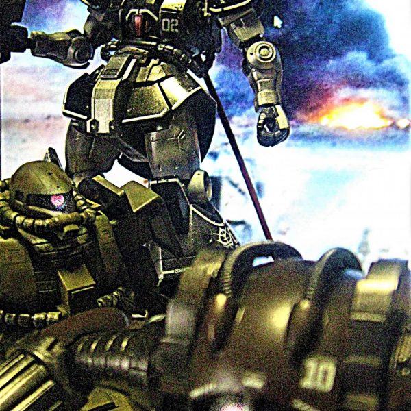 HGUCキット　アッシマーをシタデルでリペイントです。