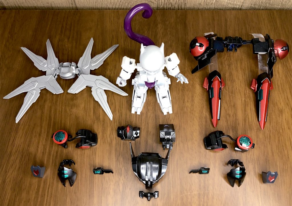 そしてこのミュウツーにこれらのアーマーを装着！