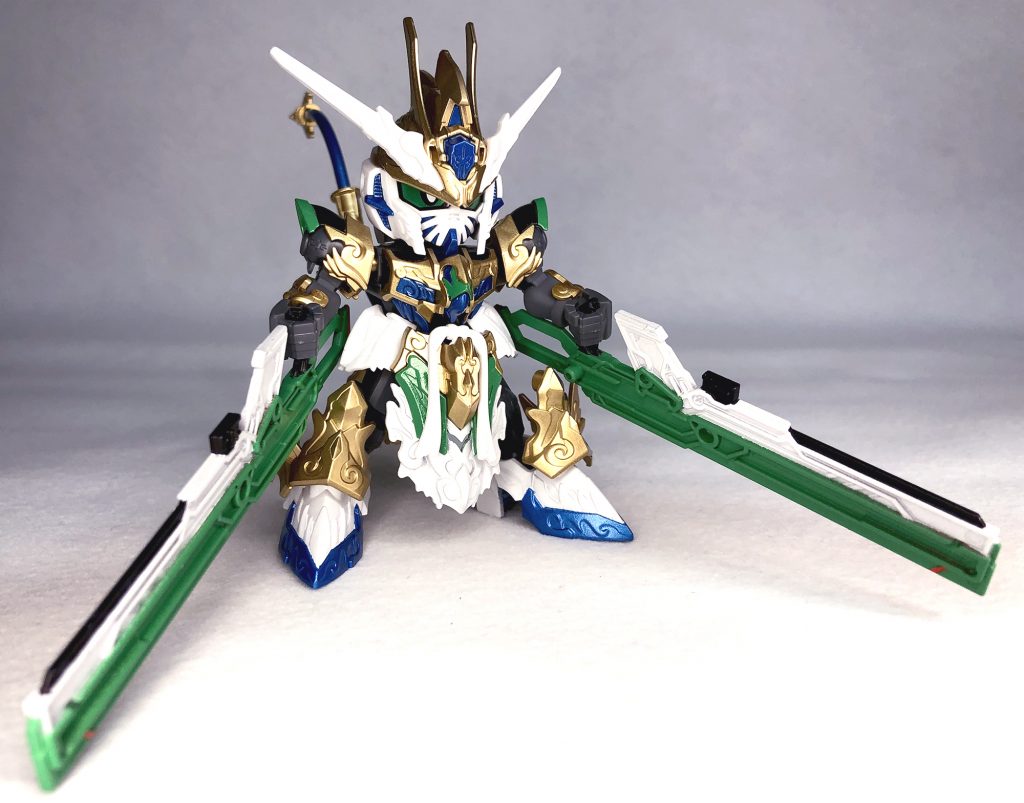 【武羅須斗(ブラスト)悟空】ブラストインパルスのケルベロスイメージで逆手持ちにボディは緑基調の色合いに変更!
