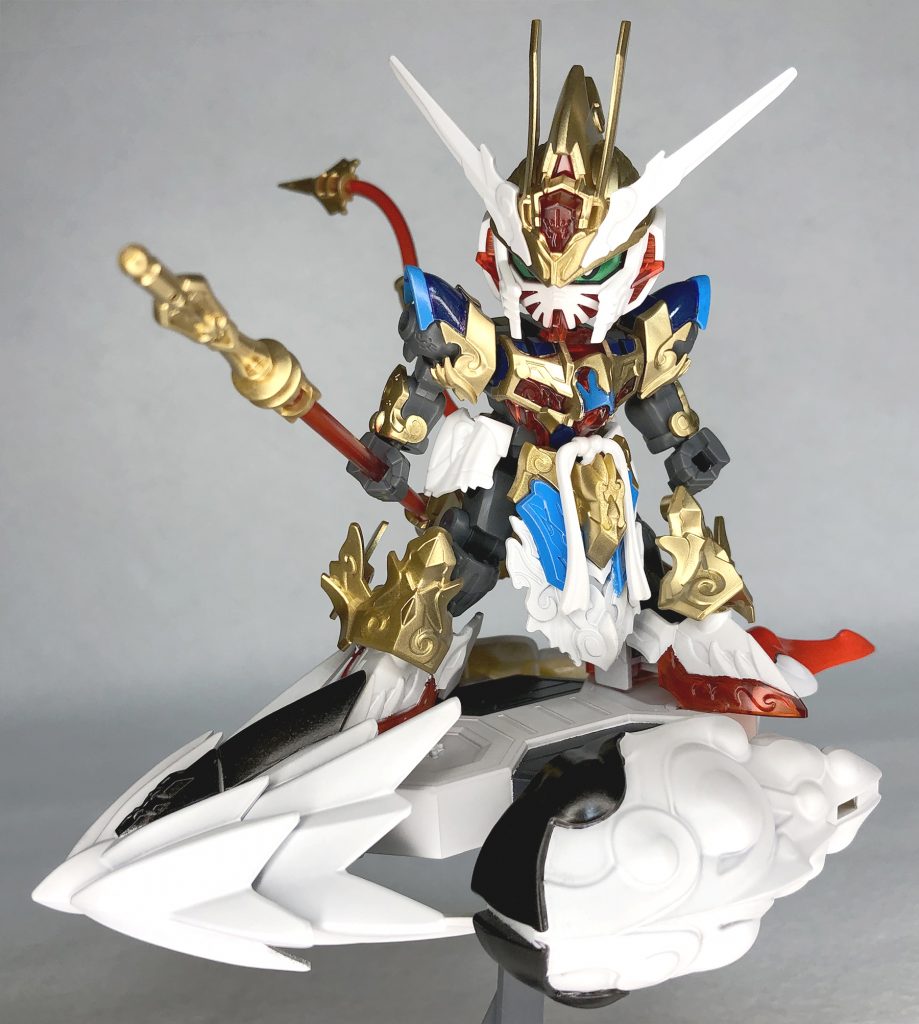 筋斗雲に悟空を乗せて塗装のおかげか、予想以上に「機体」っぽくなった気がします！