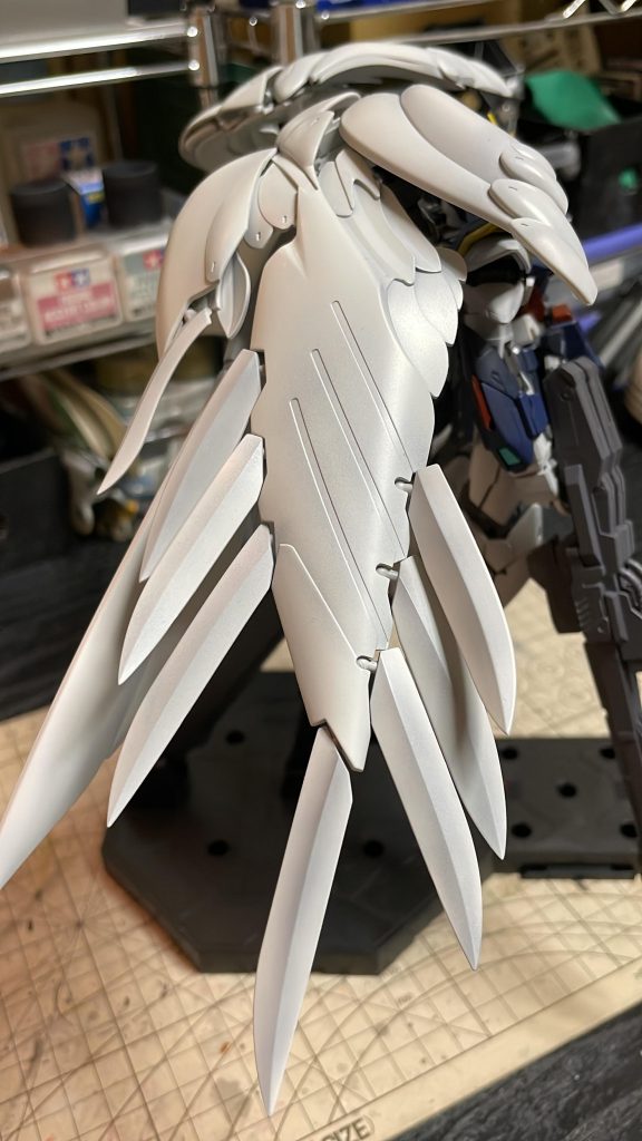 いまいち分かりづらいですがグラデーション塗装をしています。