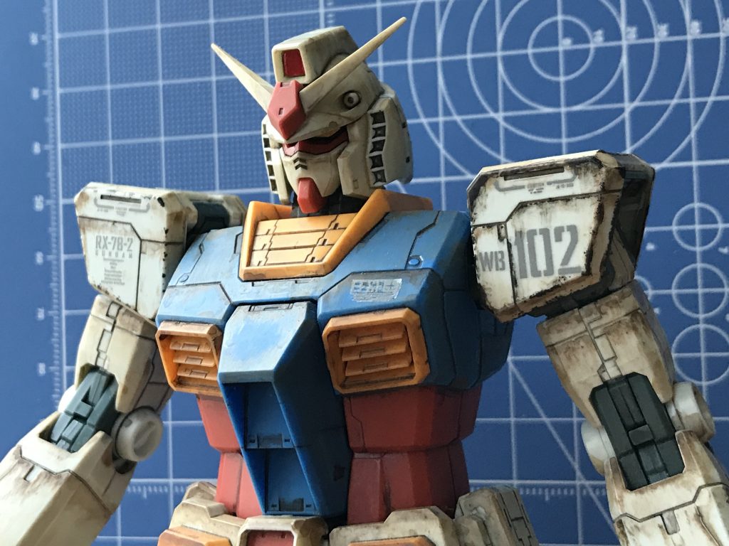 バランスを見ながら全体をウェザリング。