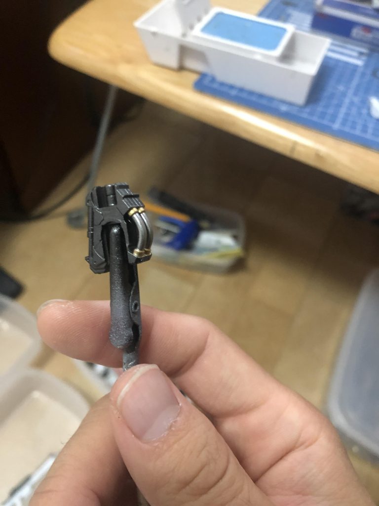 シリンダー部塗分けしました。