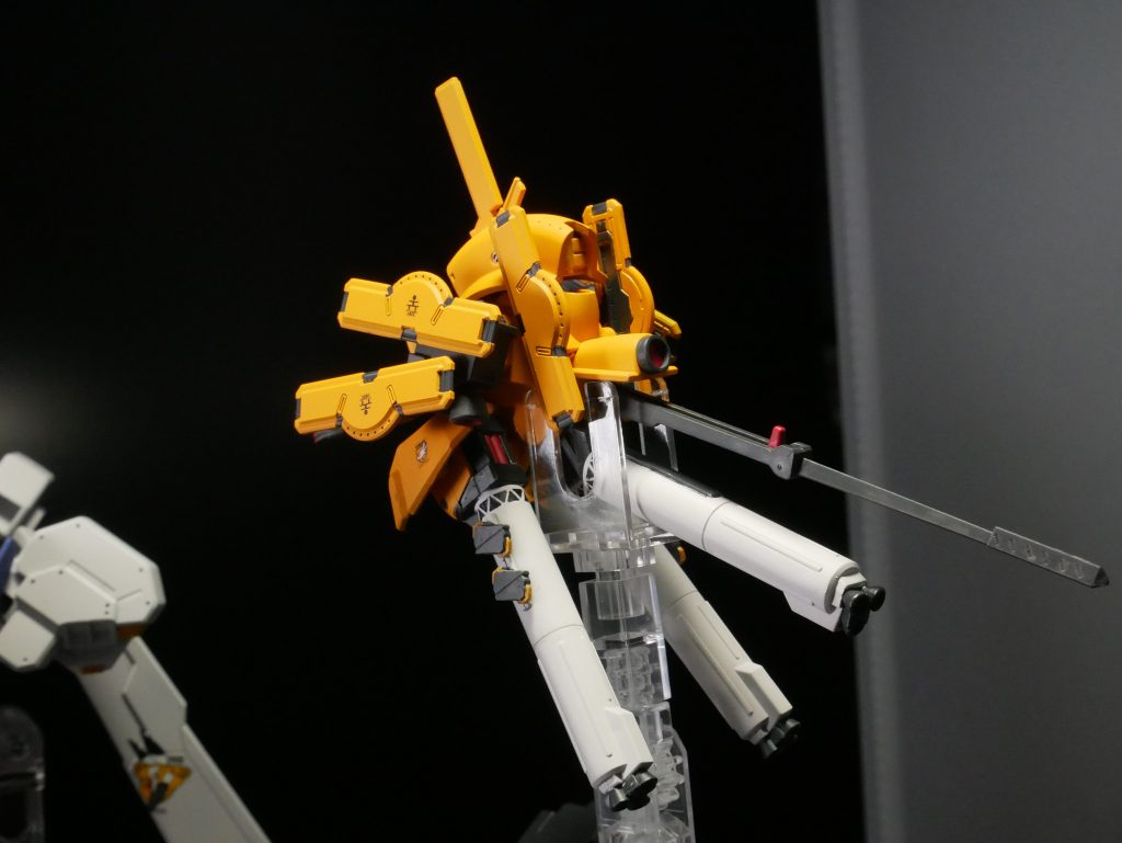 ▲1/400 アッシマーTR-3キハール個人的にHG化してほしい機体No.1の好きなMSです。塗装を終えて眺めながらニヤニヤが止まりませんでした(笑)変形した姿も素敵なのでぜひ立体化してほしいですね。