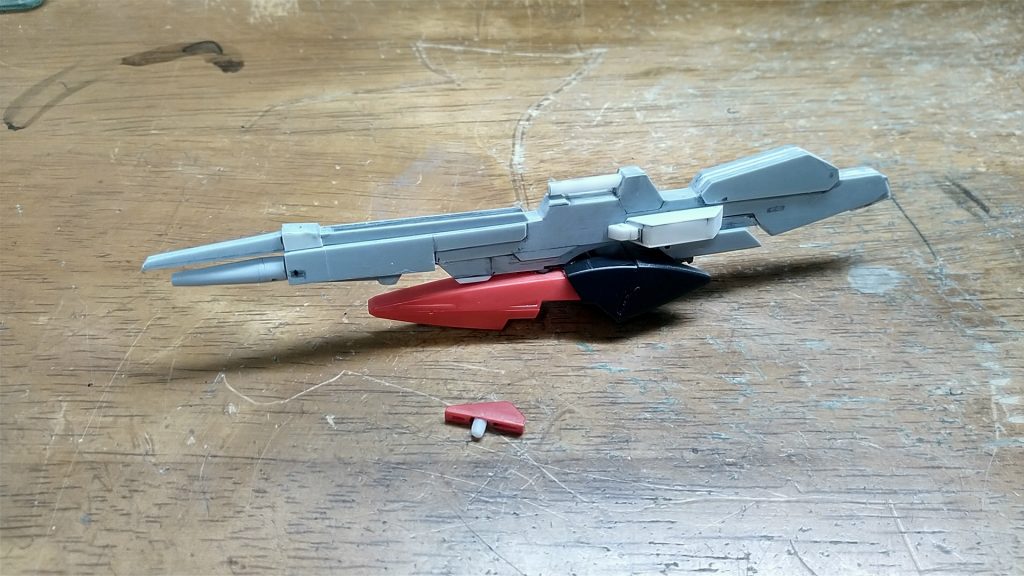 シールドとハイパーメガランチャーの接続部分