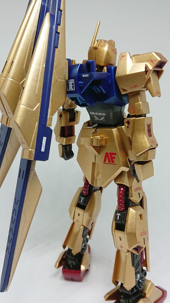 バックショットです。フレキシブルバインダーは泣く泣くオミットしましたよ。