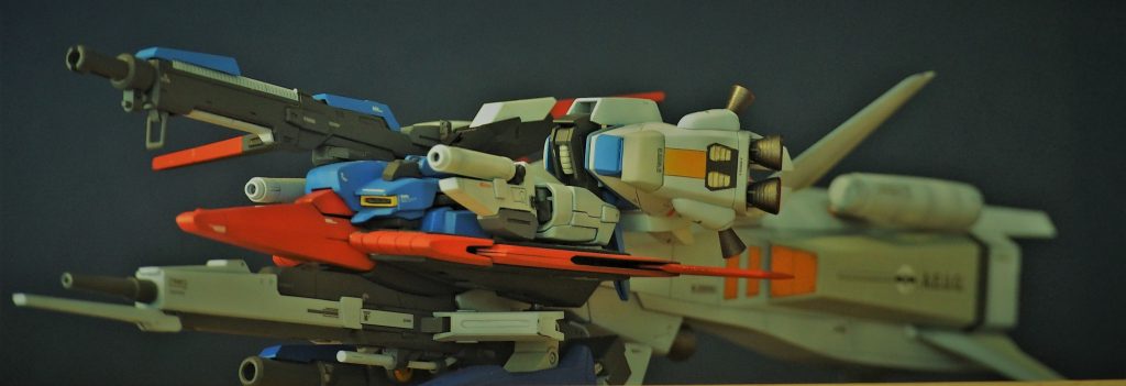 この形でアーガマから出撃する。増加ブースターはカタパルトデッキ上でなければ装備できない。大気圏外での運用に限定された仕様のため、ブースターのエアインテークはふさがれている。