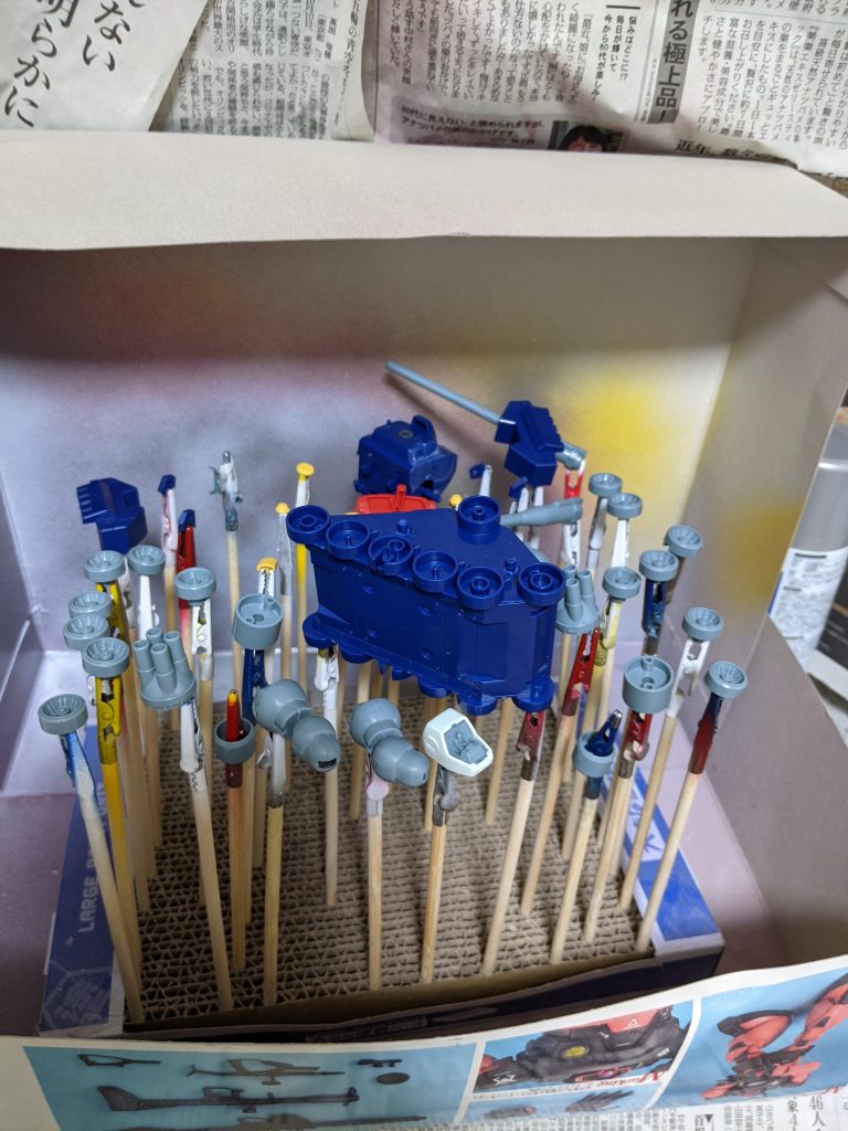 シルバー塗装前