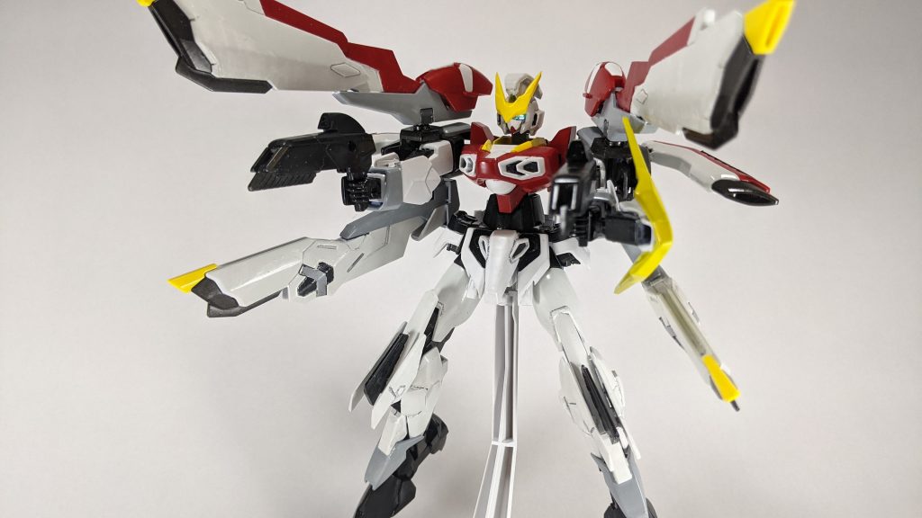 メガ・ビームキャノン構え。ビームライフルはモビルドールメイのものにチョイ足ししてます。