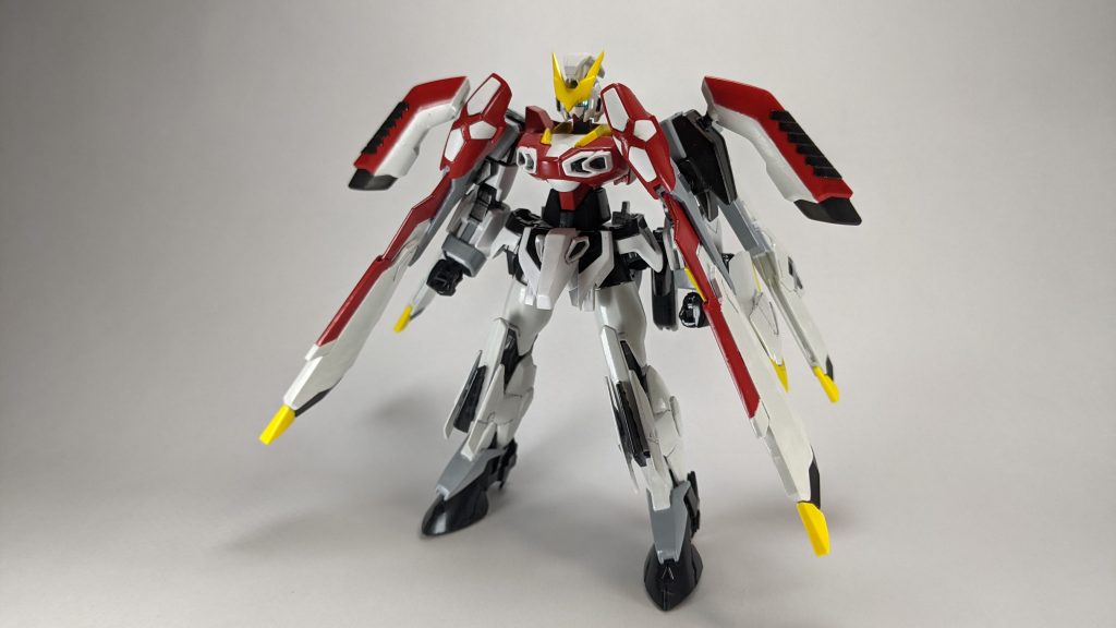 前。SDCSフェニックスガンダム（発売日に買ってそのまま積んでいた）のパーツを取り付けるように作成しています。