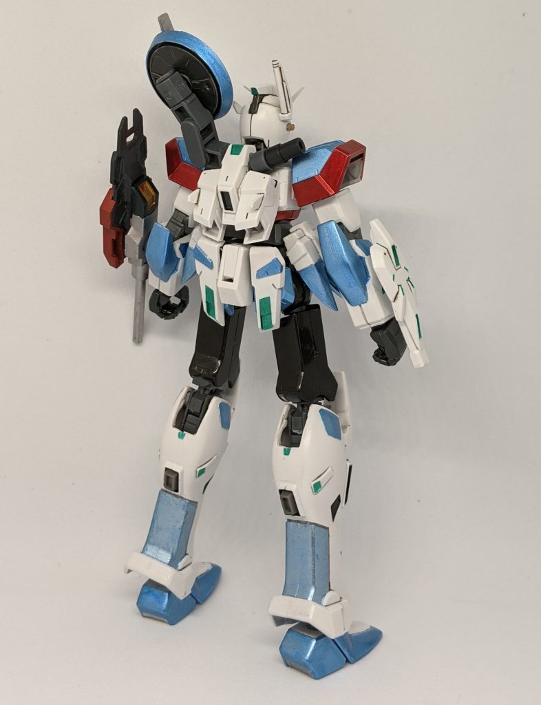 ラックに固定した「バスターメガランチャー」は取り外し可能、軽装型として運用できる設定としてます。