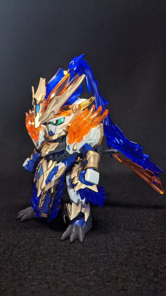 基本、設定通りに塗り分けしました。クリアパーツもクリアカラーで塗装して、色味を深くしました！