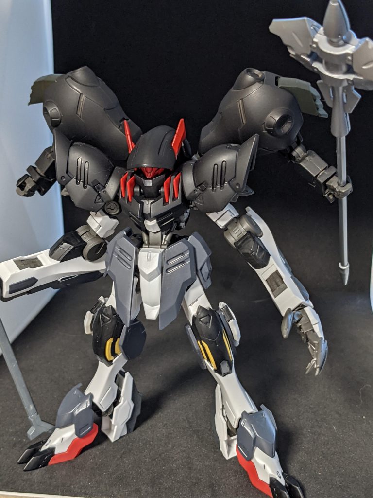 隠し腕登場!アバター憑依モード!を表現するのに最適なカバーも展開!何も持ってないのも寂しかったのでバトルアンカー持ってもらいました。どこにあったんでしょうね。