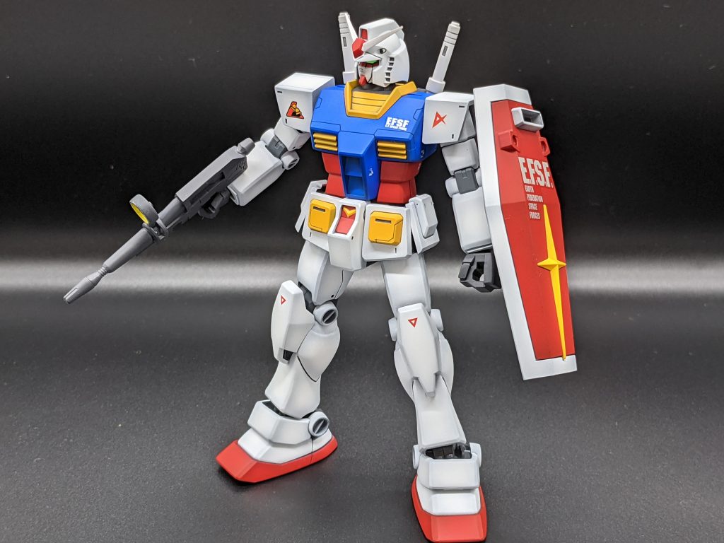 hguc 21番のガンダムが手に入ったので、丁寧に作成しました