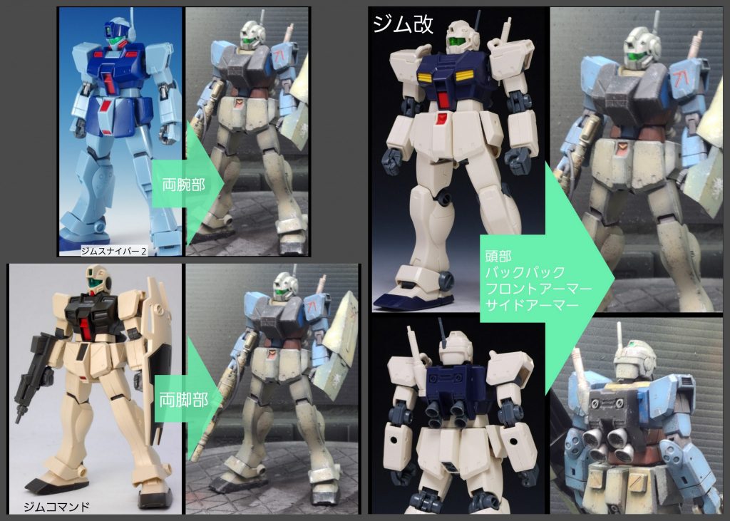 パッチワーク内訳②　見辛くてすみません。拡大してご覧ください。