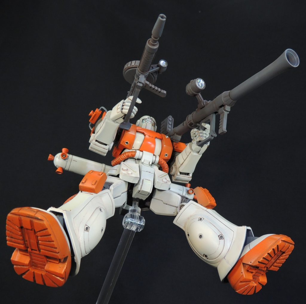 連邦軍のMS部隊相手に、孤軍奮闘するビリーのザニー!