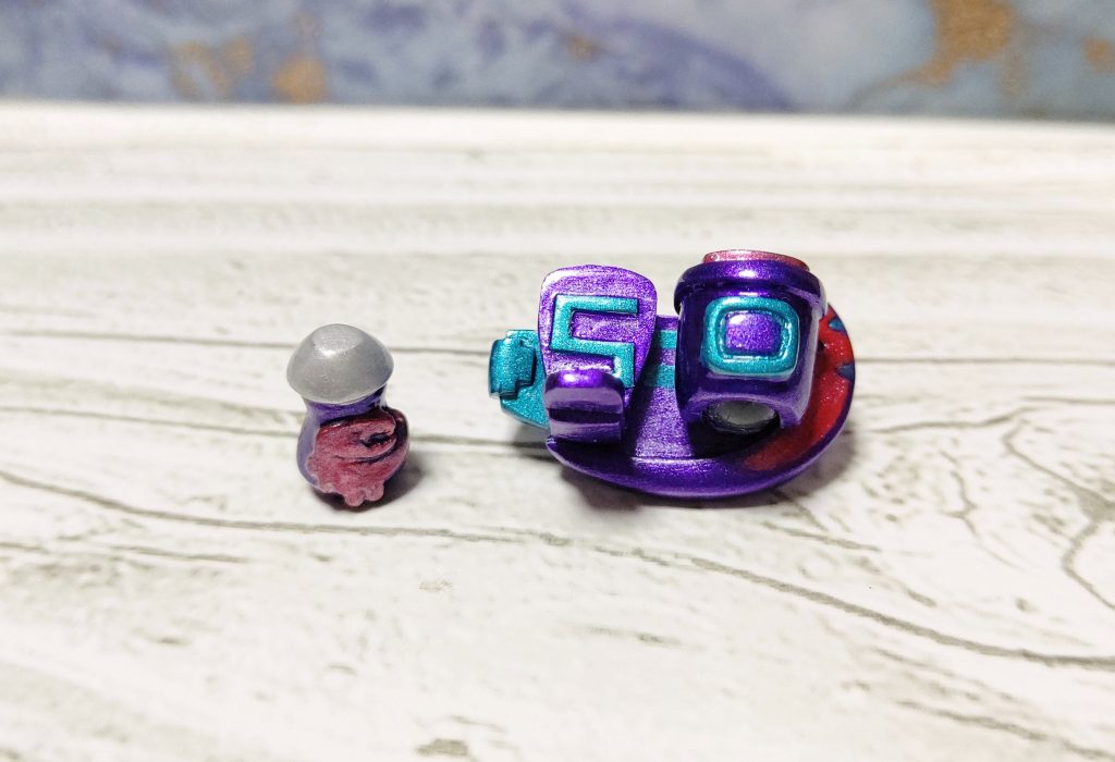 今回の目玉のベルトギミック。バイスタンプ仕込み。