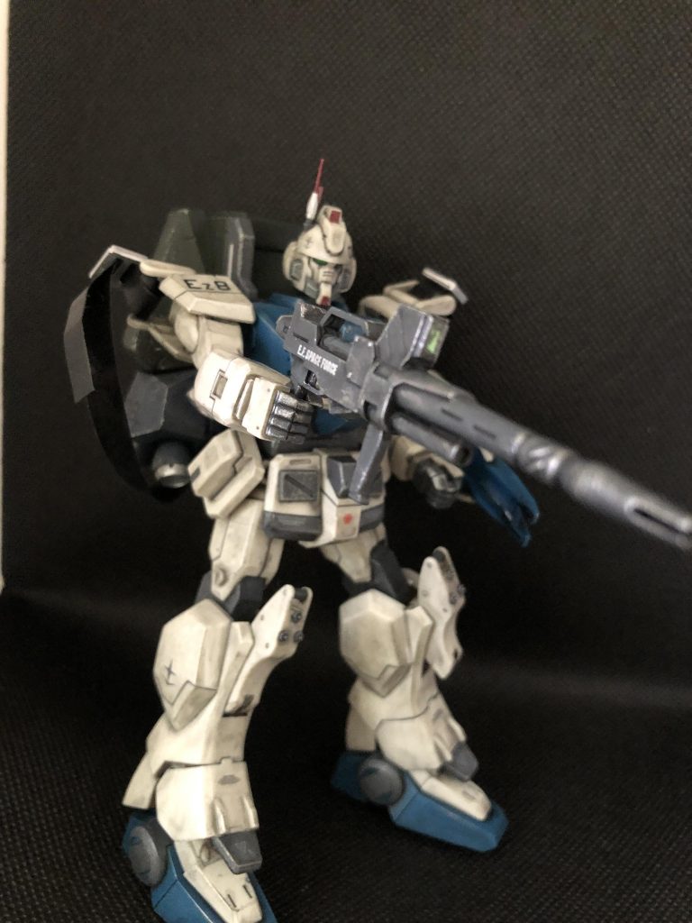 全身にドライブラシ入れてます。