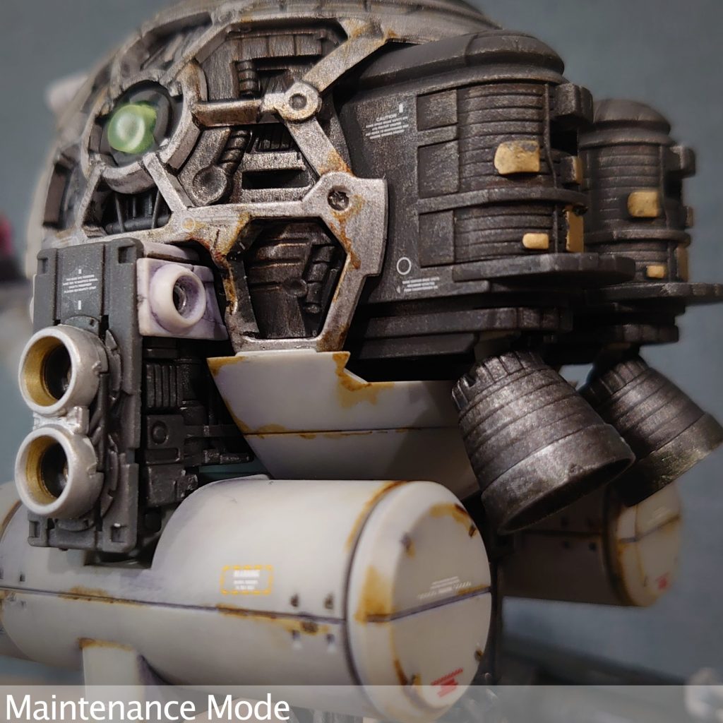 見せ場？の内部パーツドライブラシでメタリックに…なってますかね…？