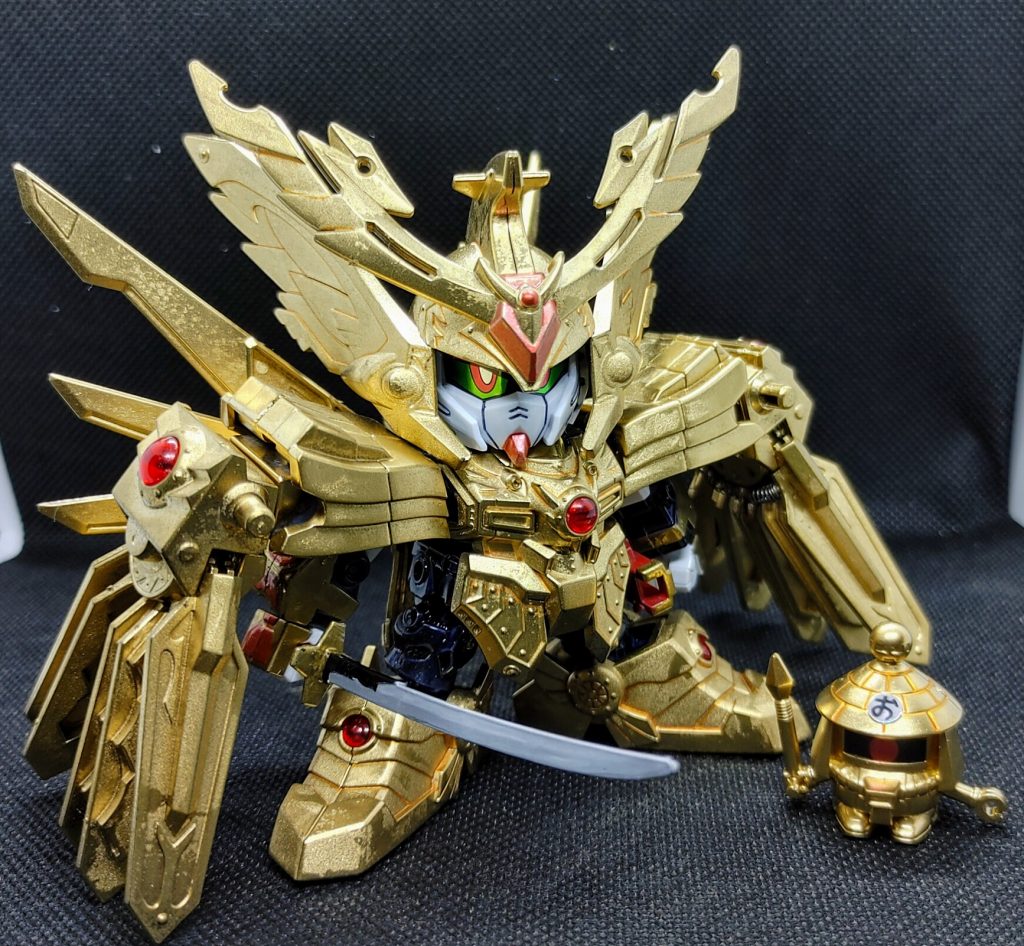 角を大将軍の方にも戻せます。ちょっと塗装のムラが激しいんですがご愛嬌ということで……。