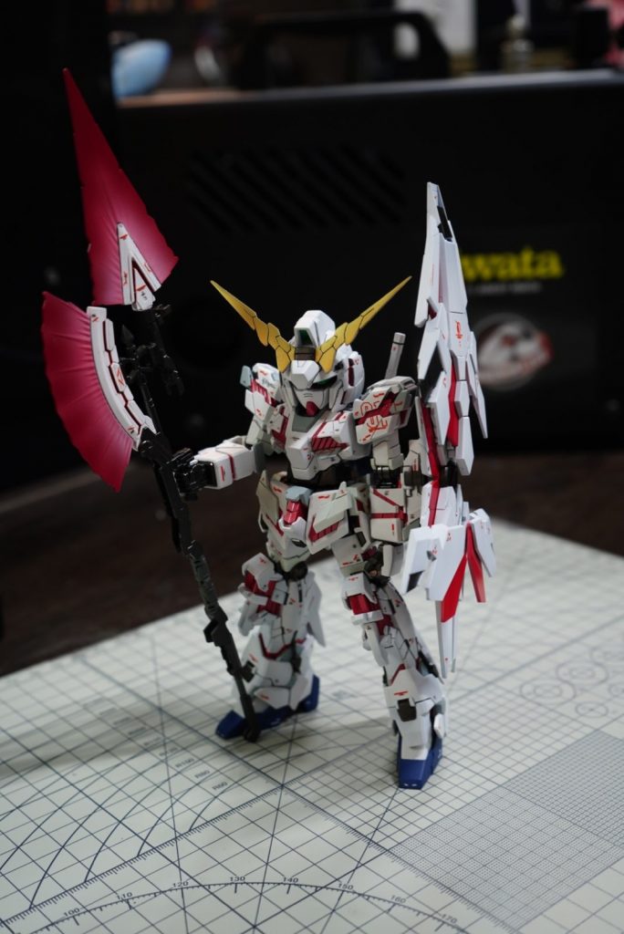 SD X HG ユニコーン ガンダム–2枚目/制作者：@PhantomCat