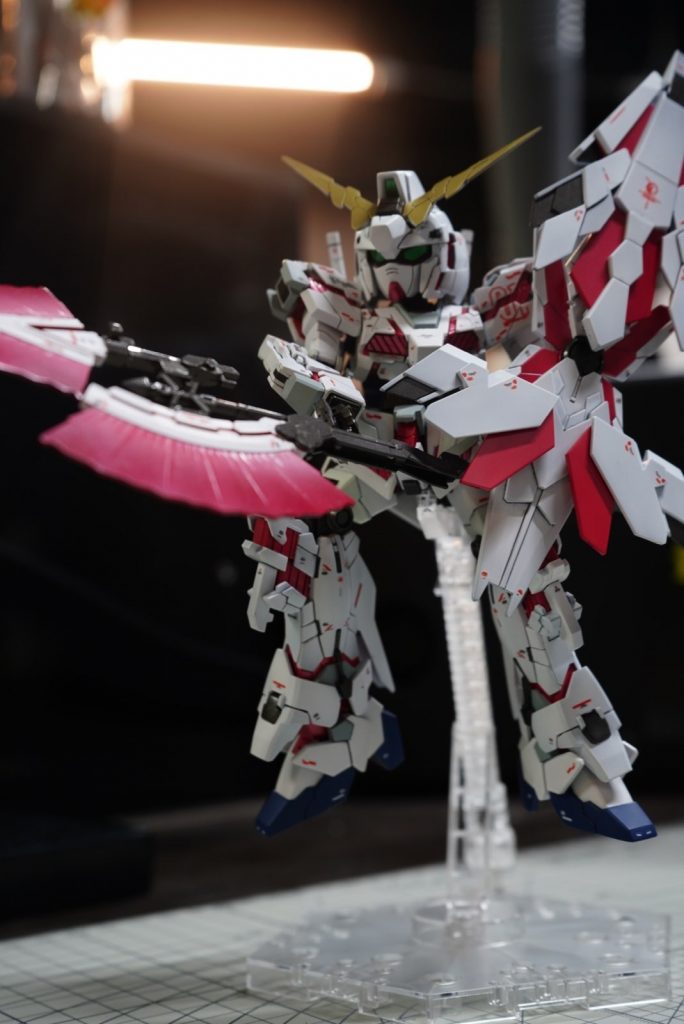 SD X HG ユニコーン ガンダム–3枚目/制作者：@PhantomCat