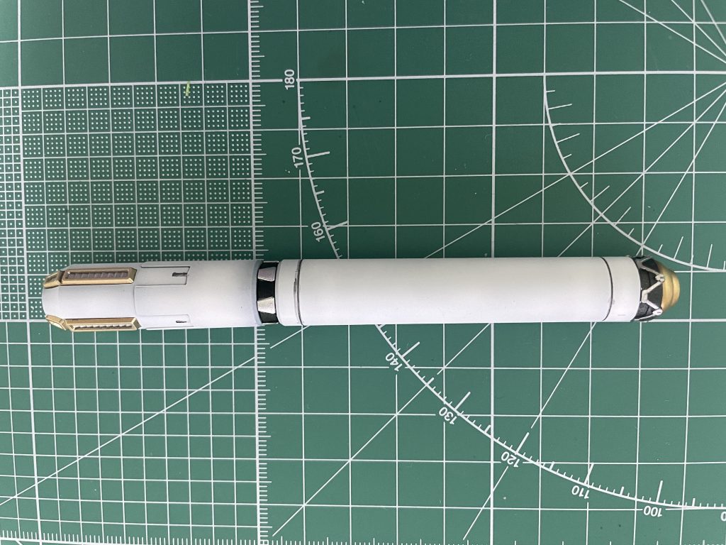 結構頑張ったプロペラントタンク。マスキング地獄だと言わざるを得ない。。。その分マステはがしたときの感動がすごかったです笑